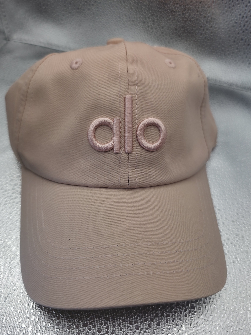 Kids Pink Cap with 'dlo' Embroidered Logo